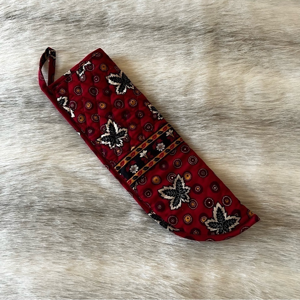 Vintage VERA BRADLEY Red Coin 1999 Hot Tools Flat Iron Curling Iron Travel Case